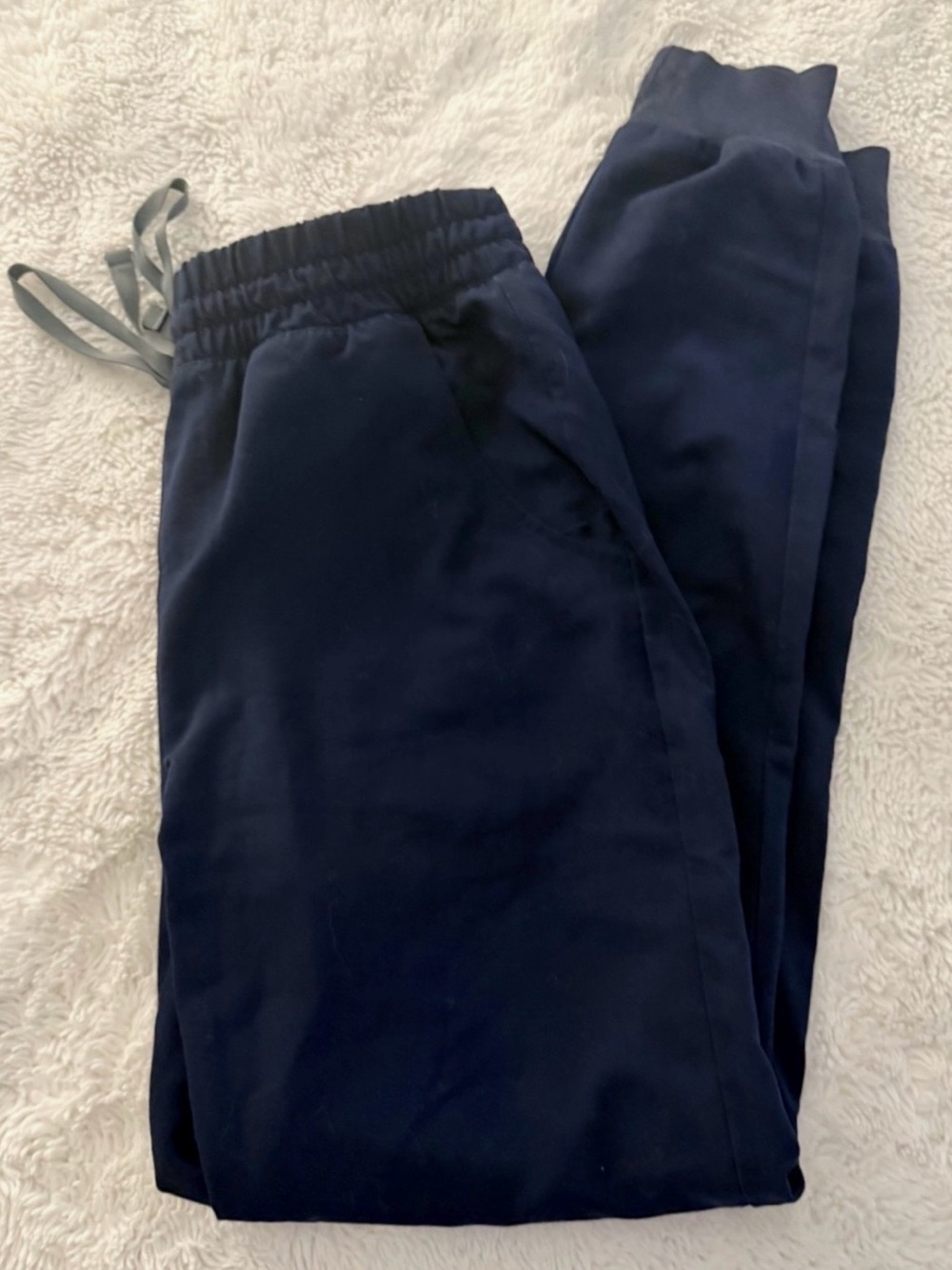 Figs Women’s Navy Blue High-Waisted Zamora Joggers Small Tall